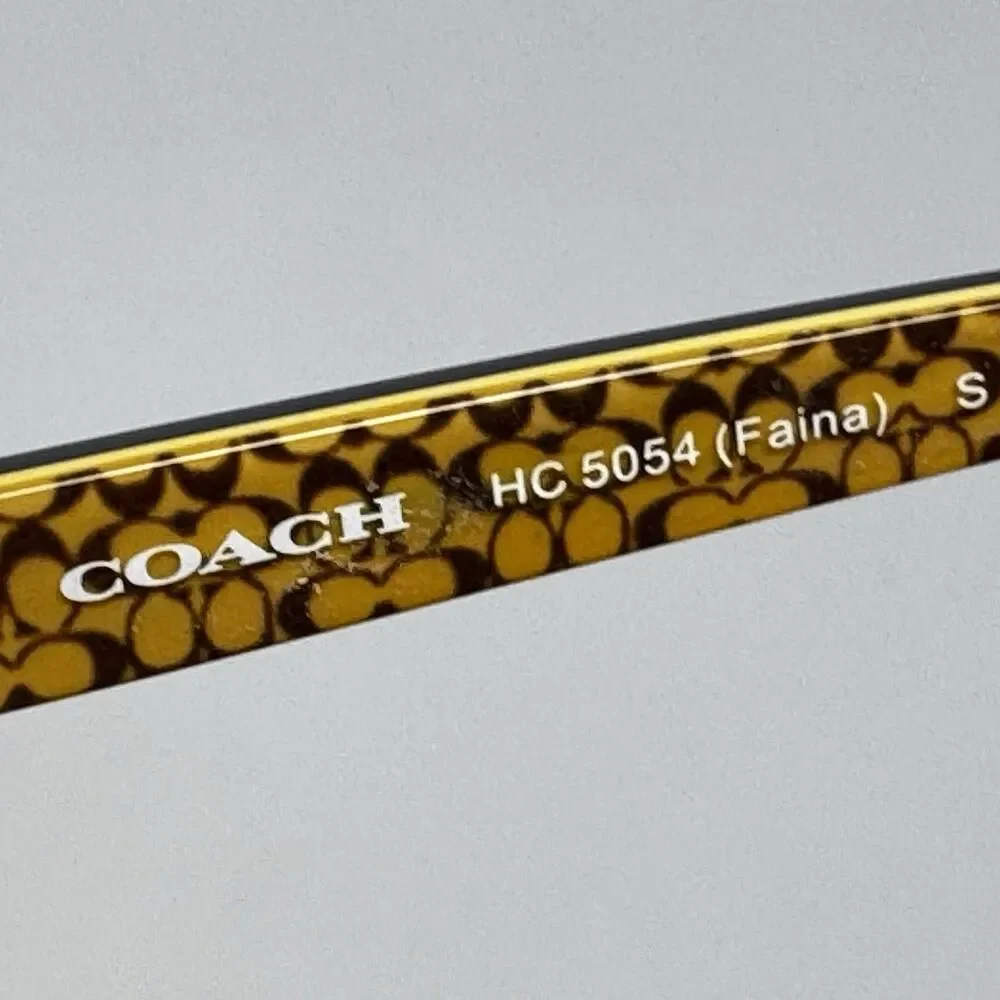 Coach Faina HC5054 9187 Satin Brown Tortoise Eyeglass Frames 49-17-135 (B)